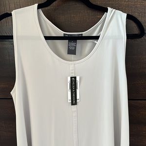 CHELSEA & THEODORE NWT Sleeveless Blouse Size L